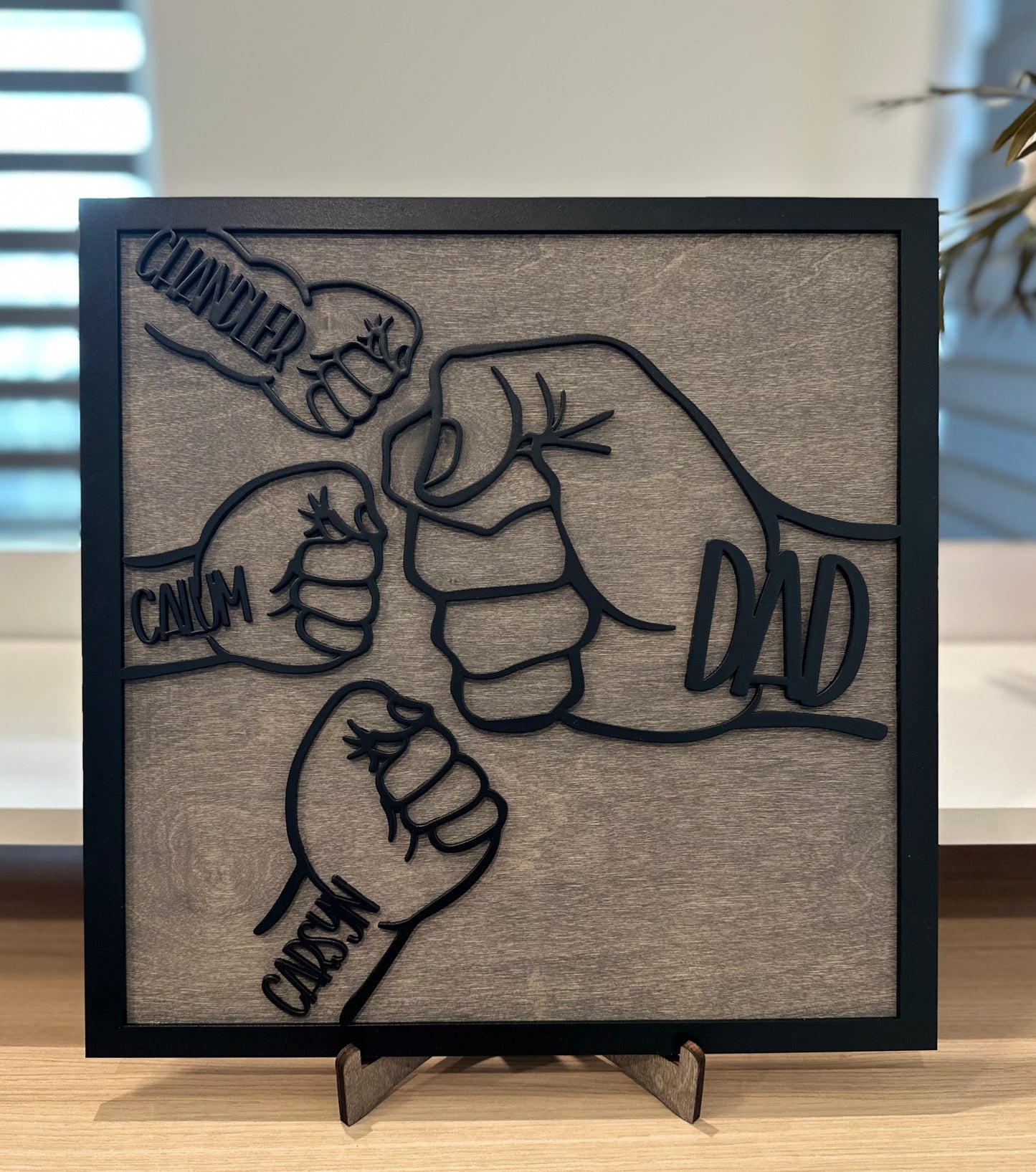 Dad/Grandpa Fist Bump Sign