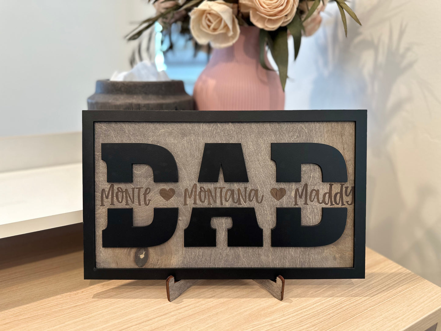 Personalized Dad Sign