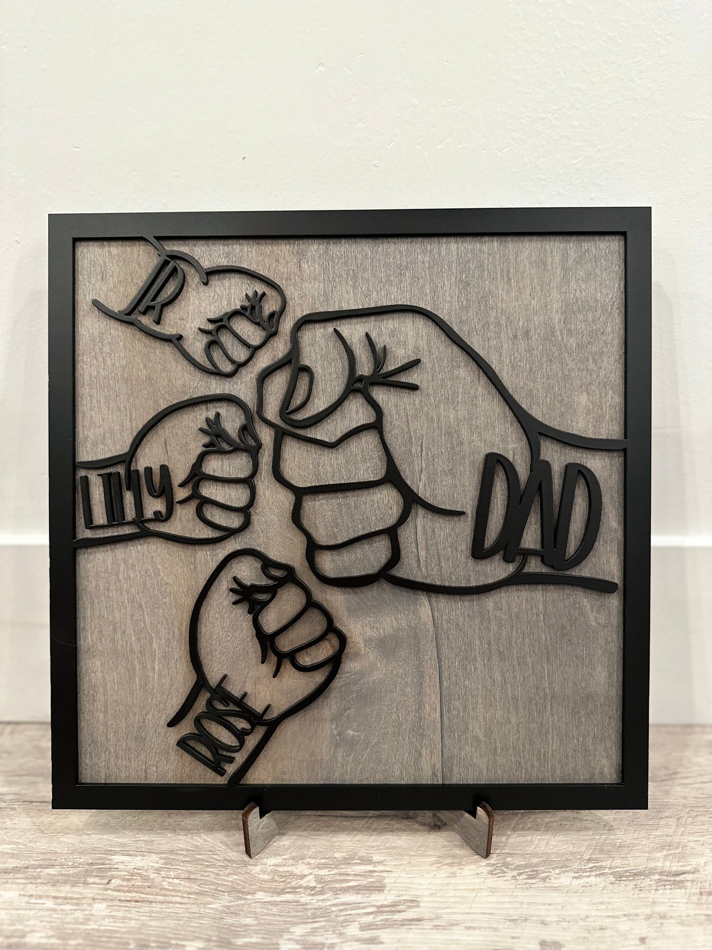 Dad/Grandpa Fist Bump Sign