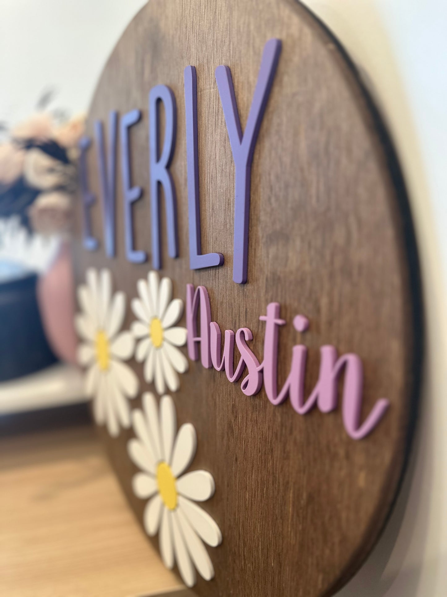 18” Daisy Nursery Sign