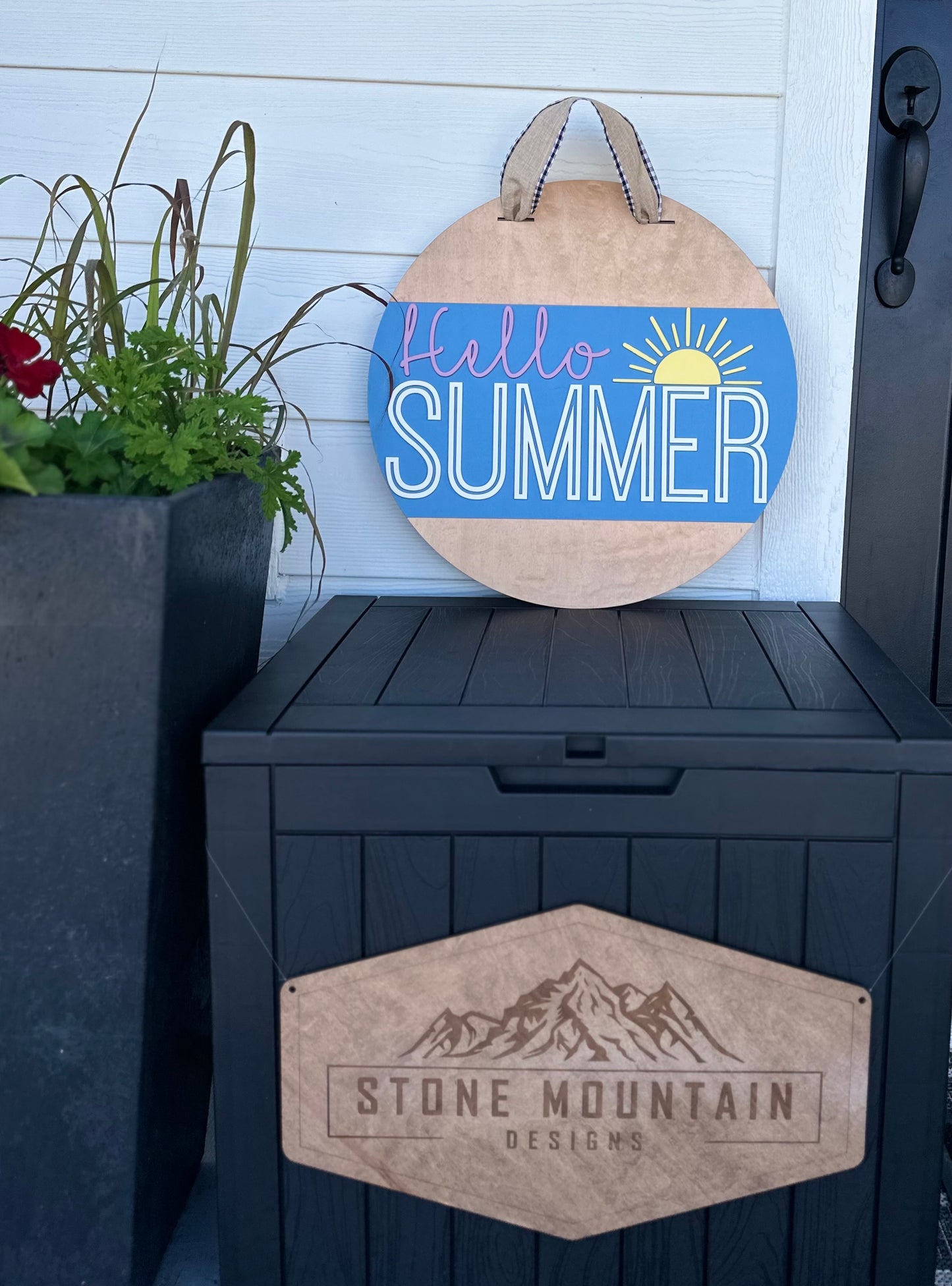 18” Summer Door Sign