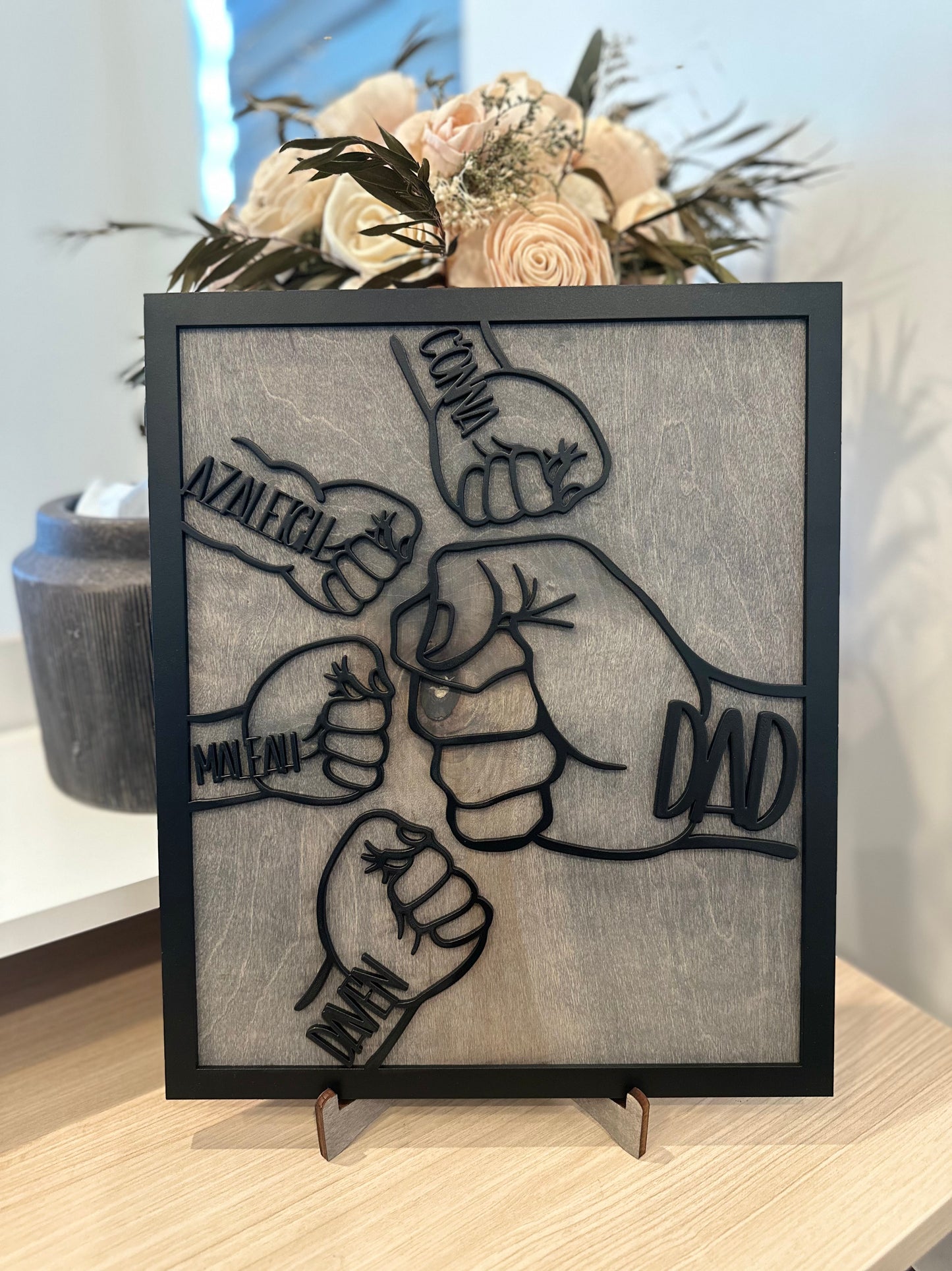 Dad/Grandpa Fist Bump Sign