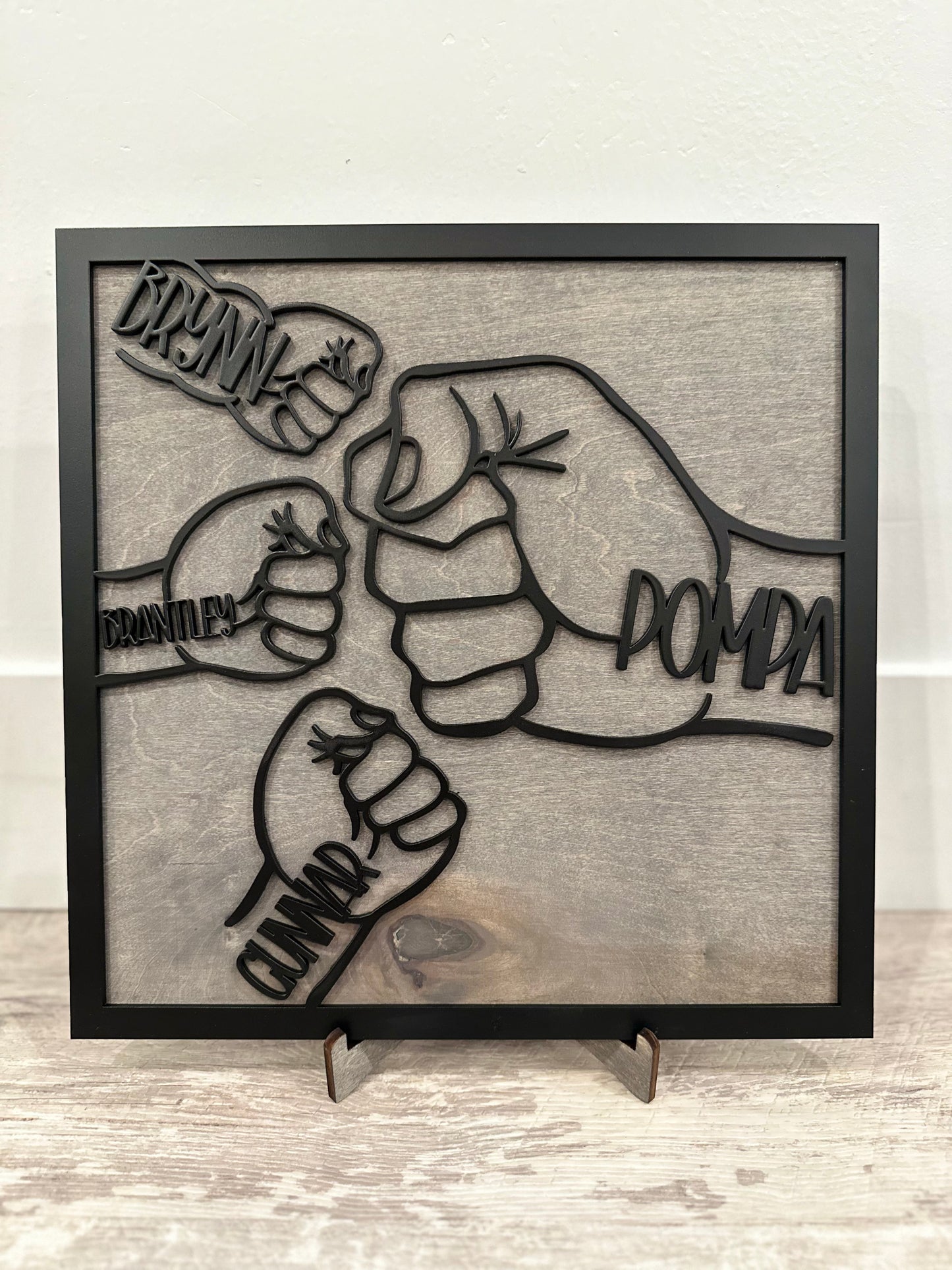 Dad/Grandpa Fist Bump Sign