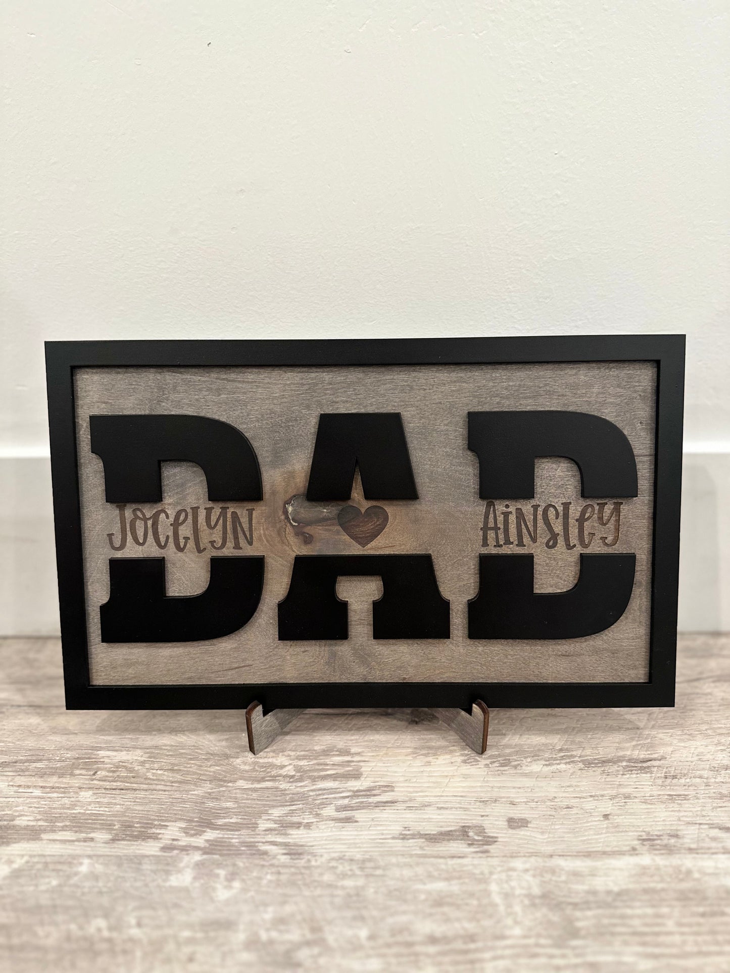 Personalized Dad Sign