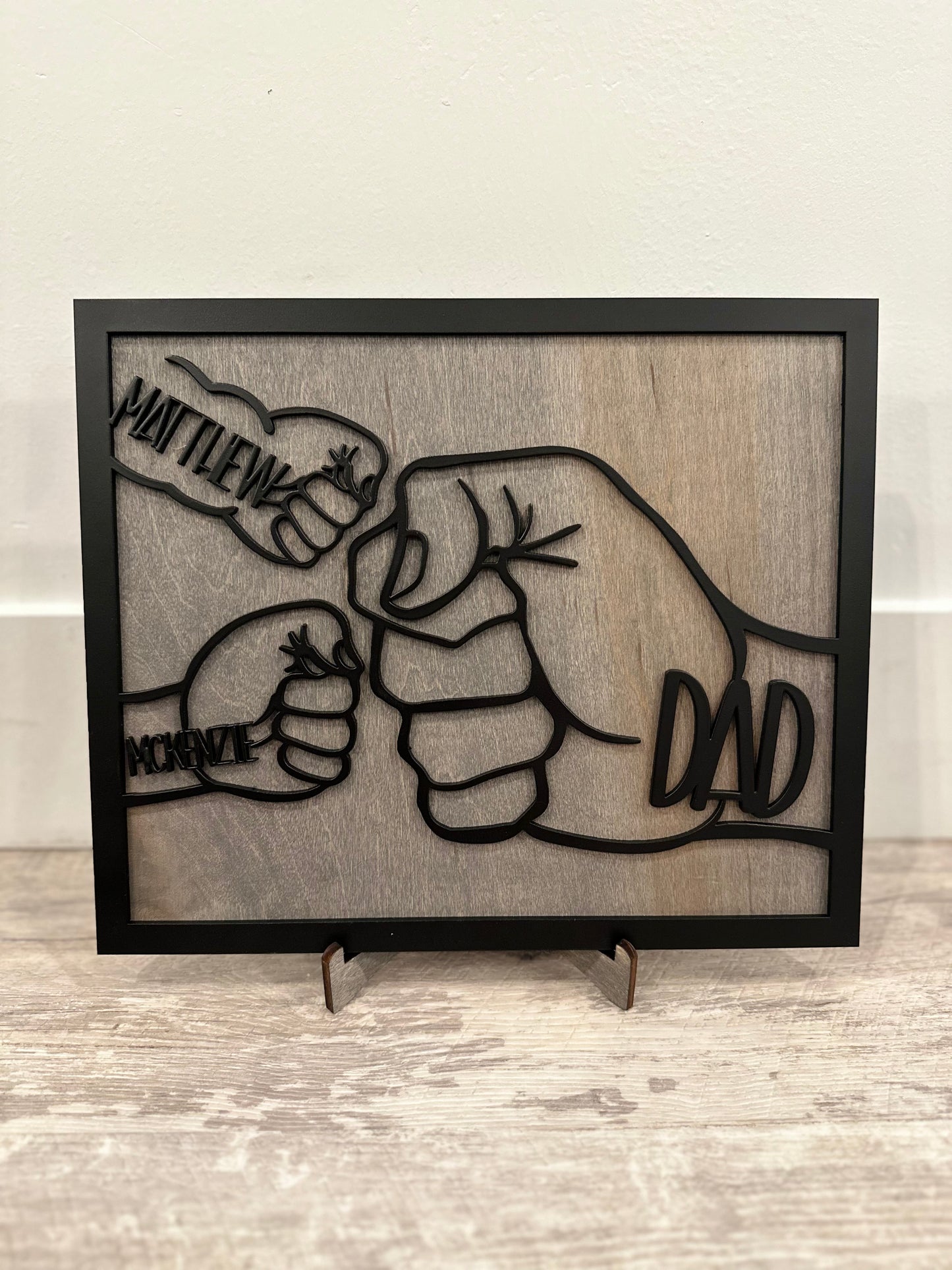 Dad/Grandpa Fist Bump Sign