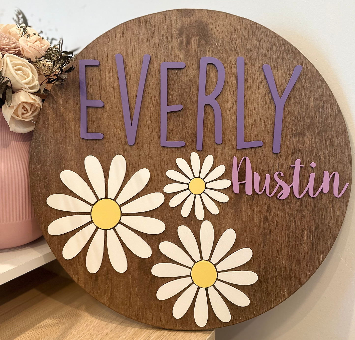 18” Daisy Nursery Sign