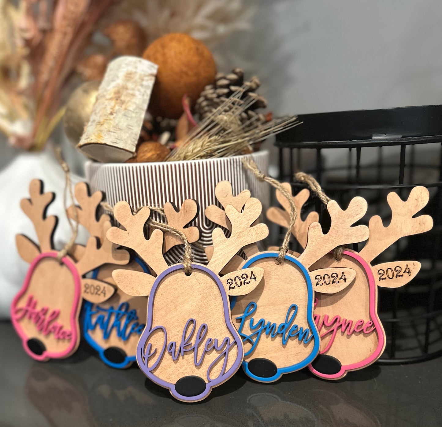 Personalized Reindeer Ornament