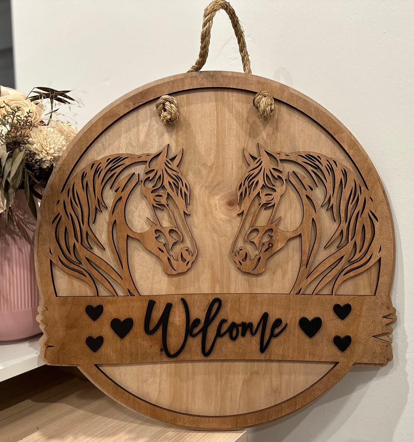 18” Horse Door Sign