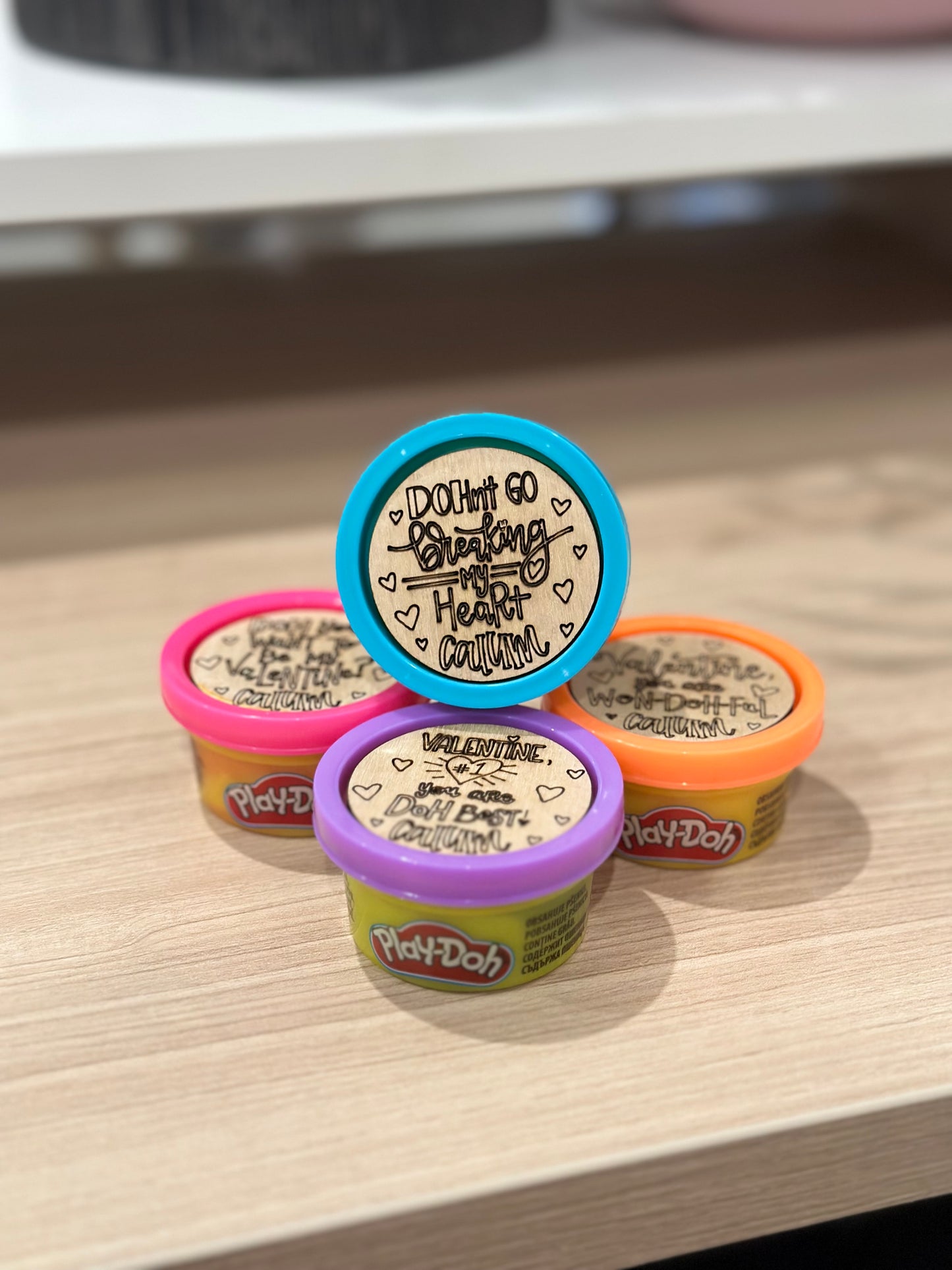 Play-Doh Valentine Favors (set of 4)