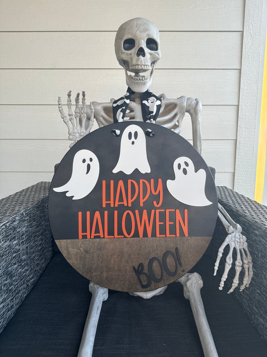 18” Ghost Door Sign