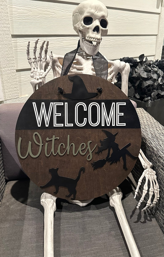 18” Witch Door Sign