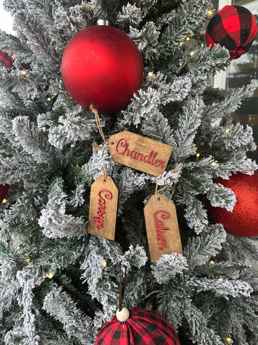Personalized Christmas Tag
