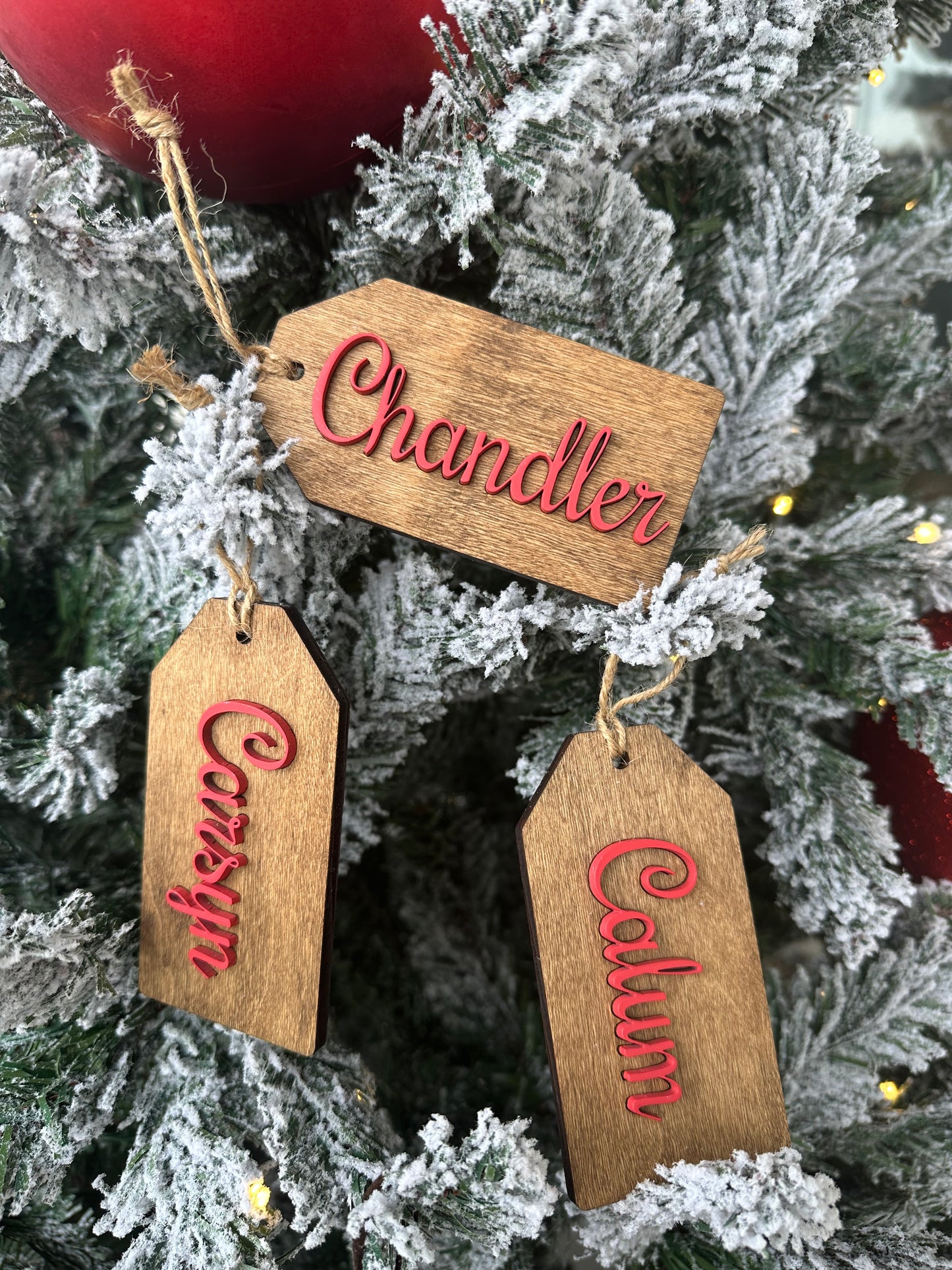 Personalized Christmas Tag