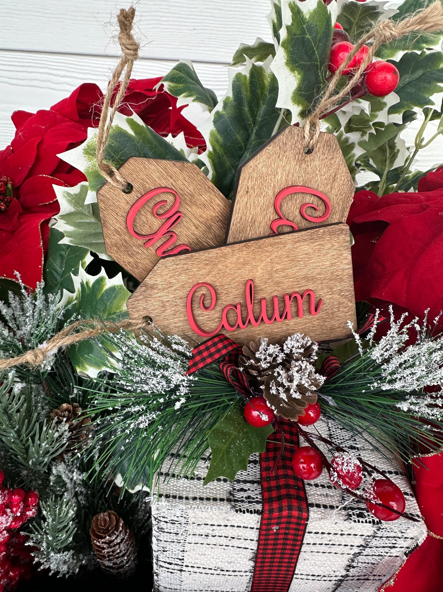 Personalized Christmas Tag