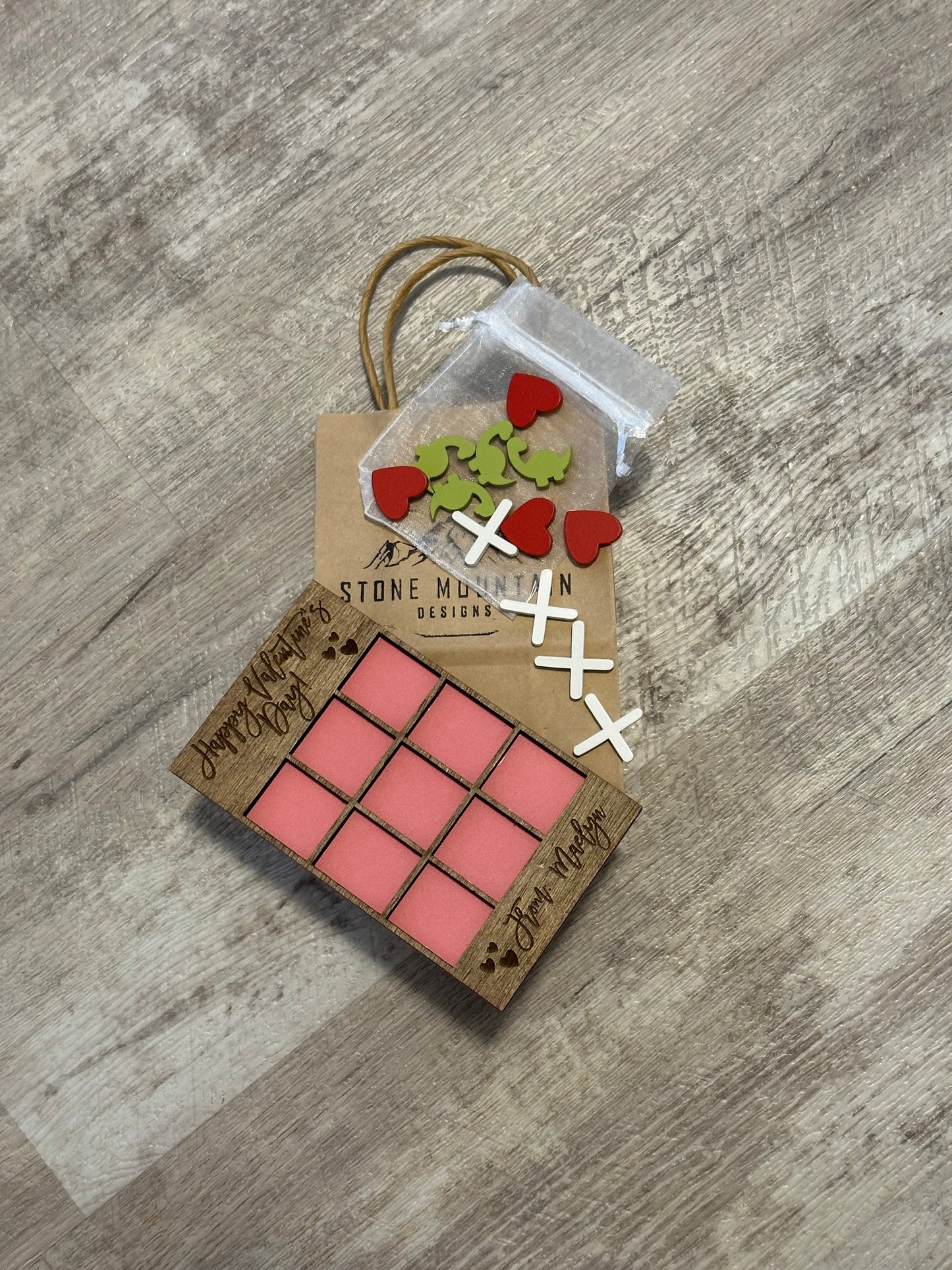 Valentine’s Tic Tac Toe Card