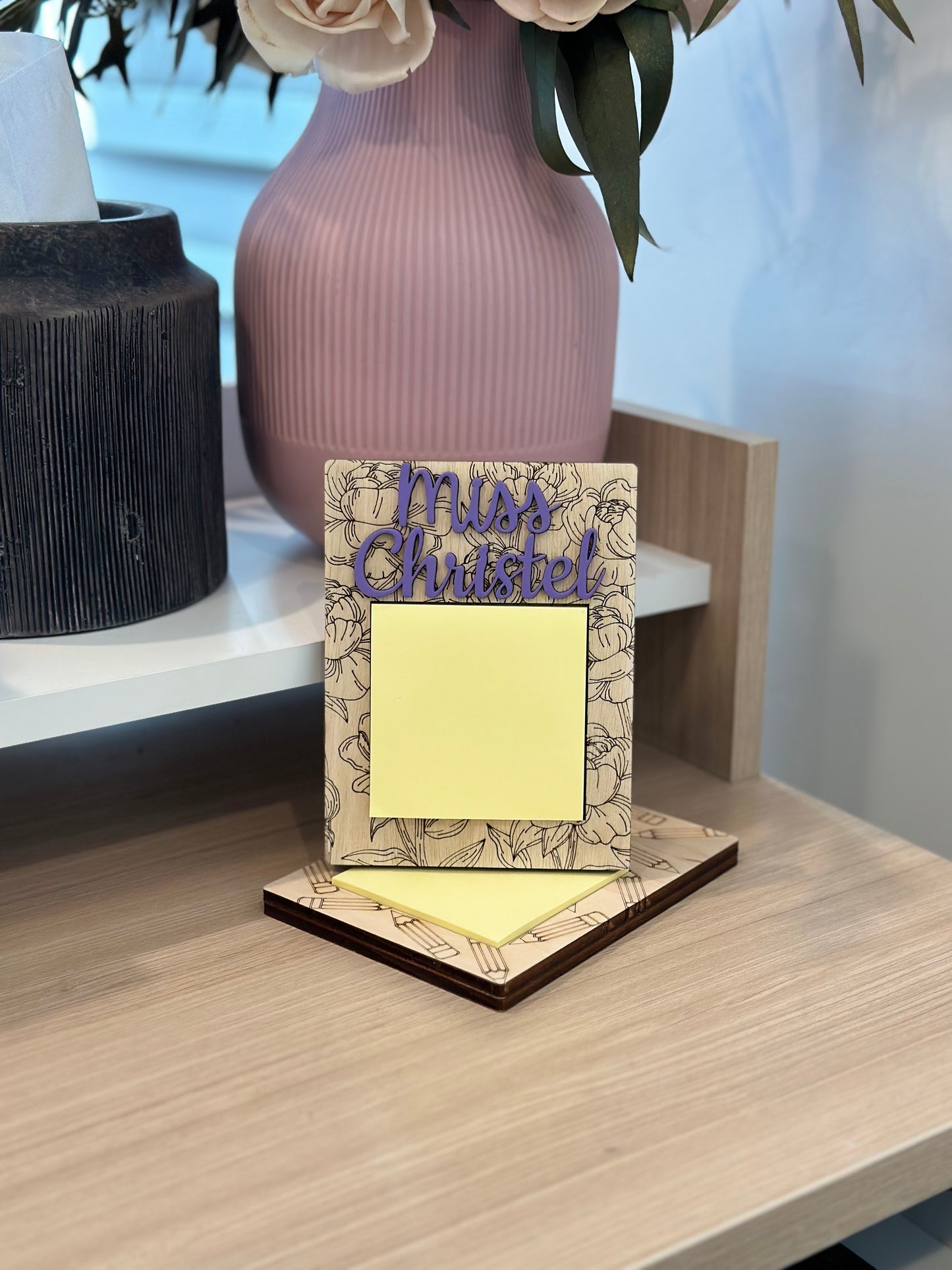 Teacher Post-it Note Holder