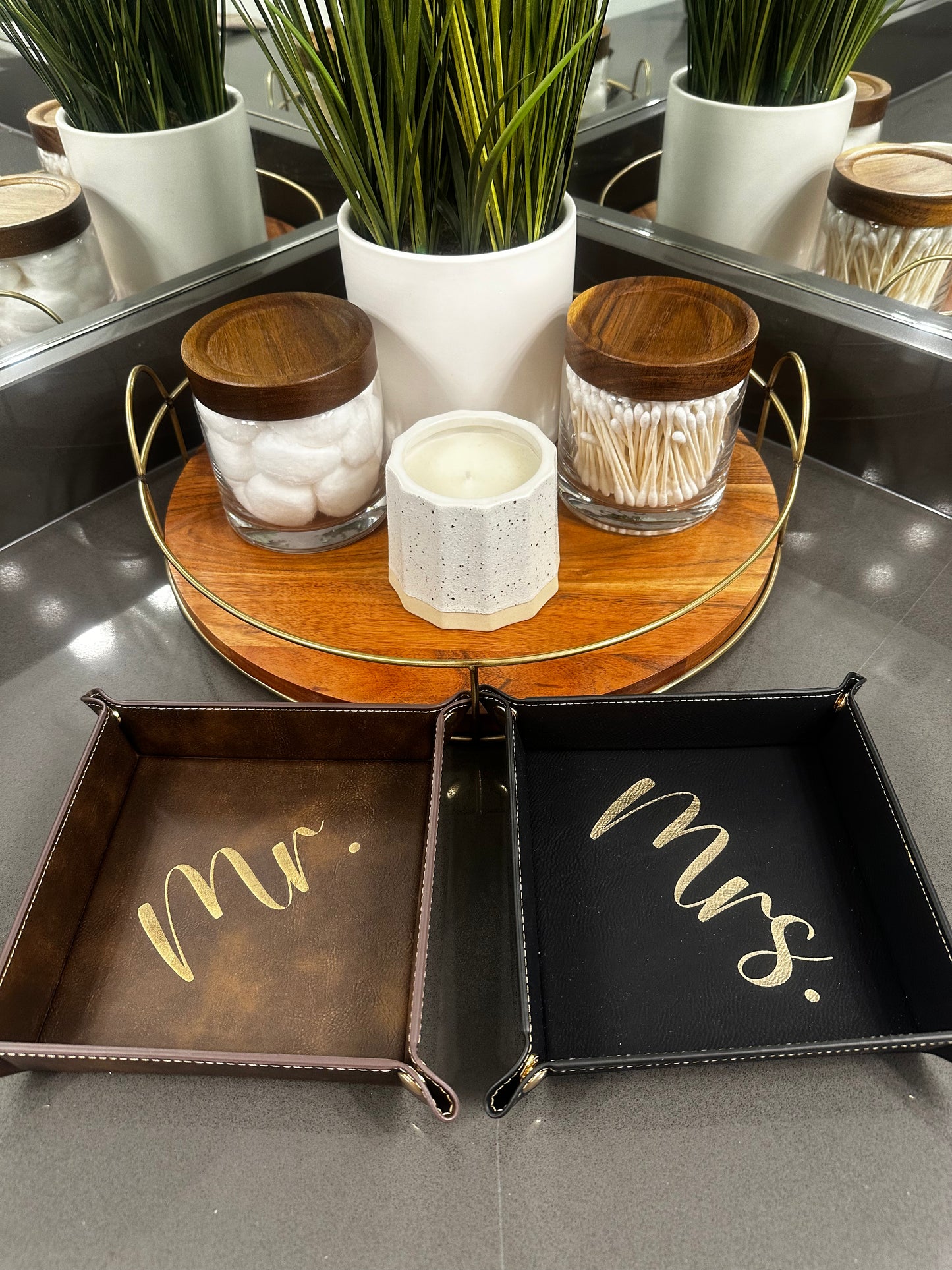 Leatherette Tray
