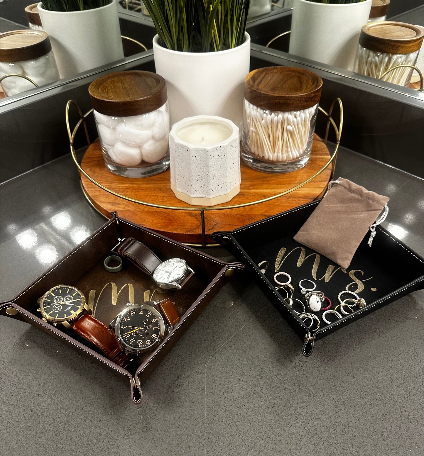 Leatherette Tray