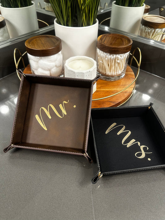 Leatherette Tray